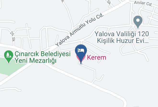 Cinarcik - Kerem Motel Maps