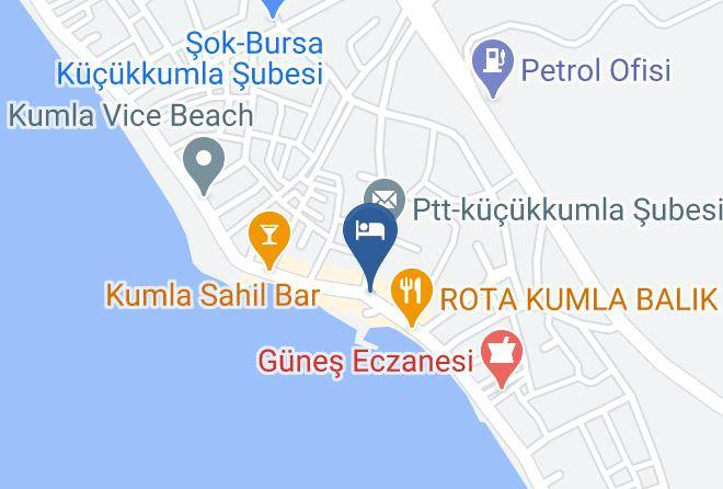 Gemlik - Kerimbey Hotel Maps