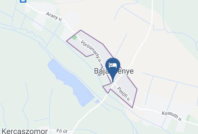 Bajansenye - Kerka Vendeglo Es Panzio Maps
