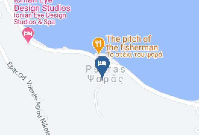 Kerkyra Island Hotel Map