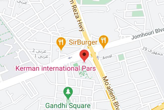 Kerman - Kerman International Pars Hotel Maps