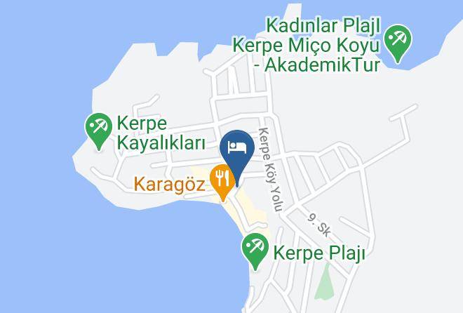 Kandira - Kerpe Dunya Guzeli Butik Otel Maps