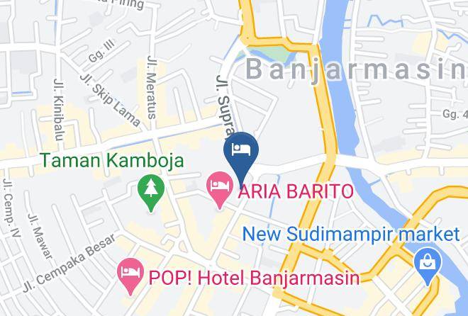 Banjarmasin - Kertak Baru Hotel Maps