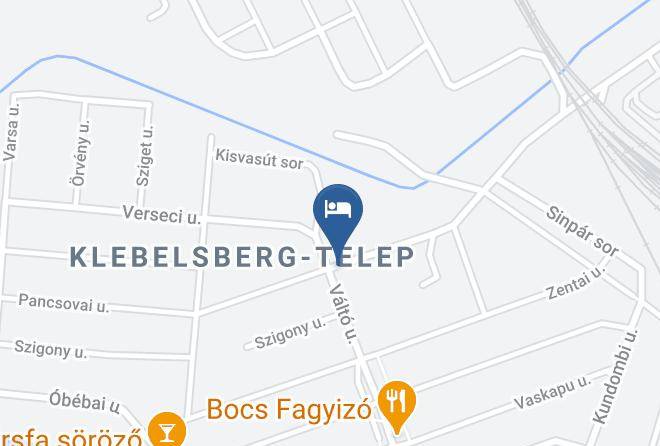 Kertvarosi Vendeghaz Map