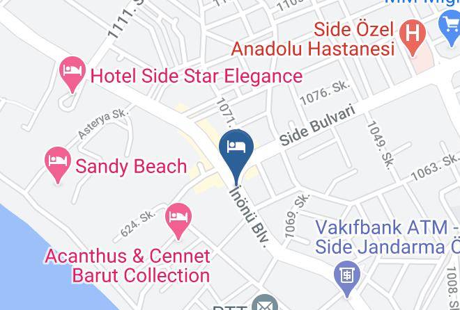 Manavgat - Ulas Hotel Maps