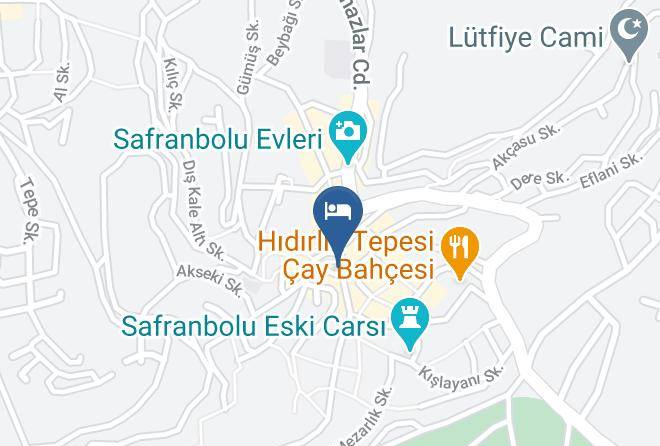 Safranbolu - Kervan Aile Pansiyonu Maps