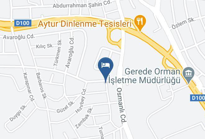 Gerede - Kervan Otel Maps
