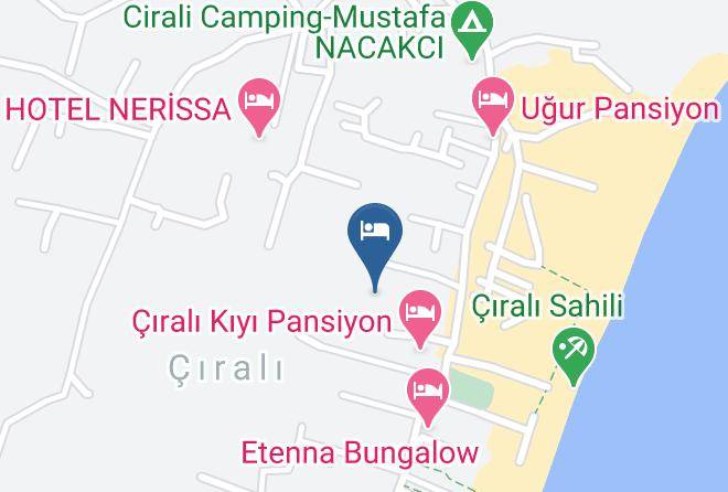 Antalya - Kervan Pansiyon Maps