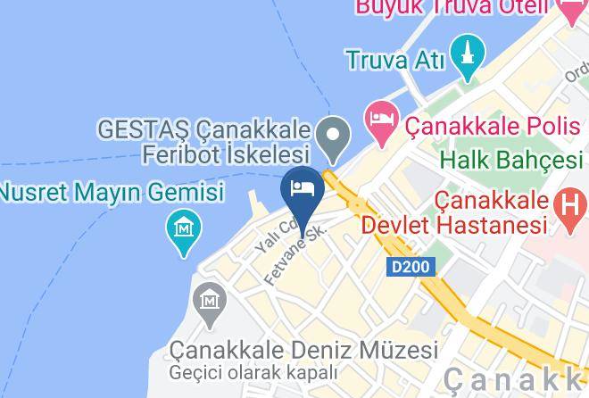Canakkale Kemalpasa - Kervansaray Hotel Canakkale Maps