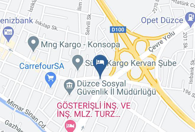 Kervansaray Suit Otel Map