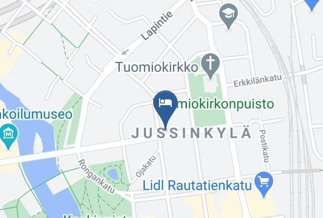 Tampere - Kesahotelli Aurora Maps