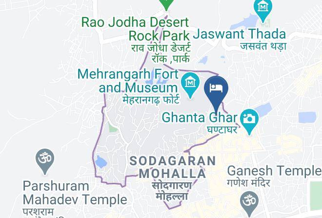 Jodhpur - Kesar Heritage Boutique Home Stay Jodhpur Maps