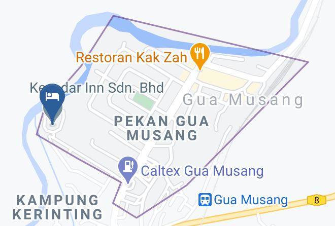 Gua Musang - Kesedar Hotel Travel & Tours Sdn Bhd Maps