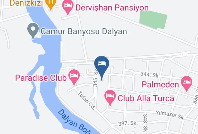 Ortaca - Keskin Hotel Maps