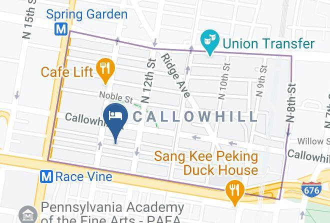 Philadelphia - Kestrel Hotel Maps
