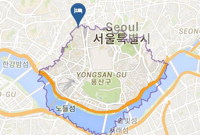 Yongsangu - Keumkang Motel Maps