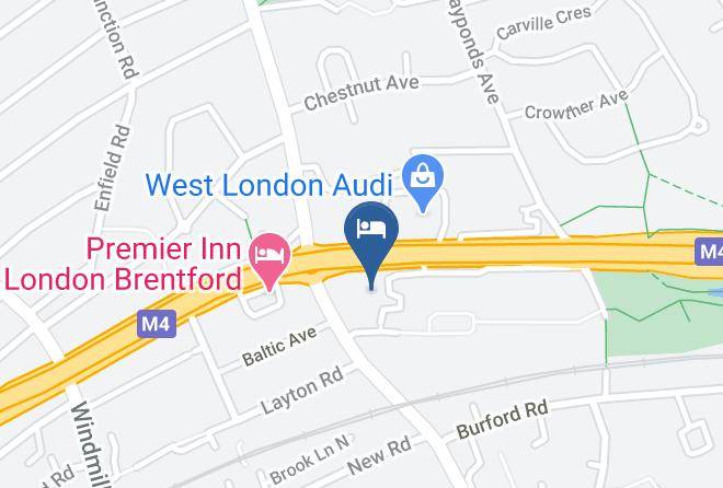 London - Aparthotel Adagio London Brentford Maps