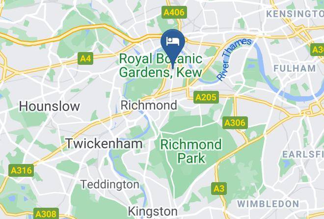 London - Kew Gardens Hotel Maps