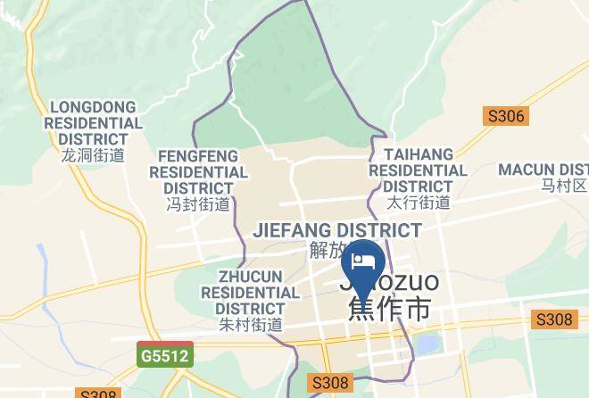 Jiaozuo - Kew Green Hotel Jiazuo Fortune Zhongyuan Maps