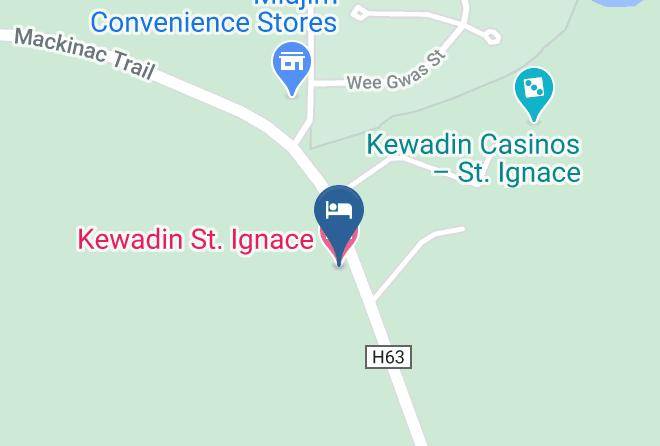 Mackinac County - Kewadin St Ignace Hotel Maps