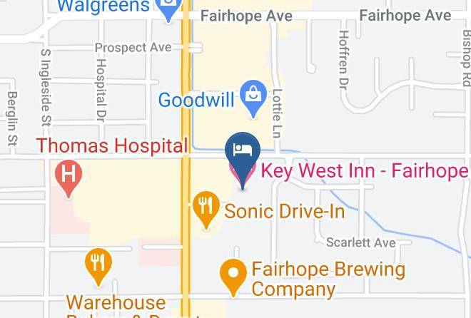 Key West Inn Fairhope Map