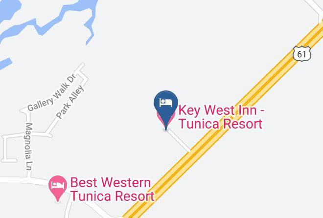 Tunica - Key West Inn Tunica Resort Maps