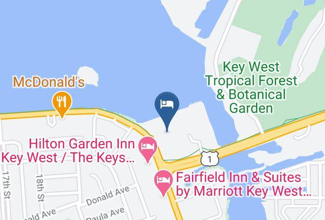 Key West Marriott Beachside Hotel Map