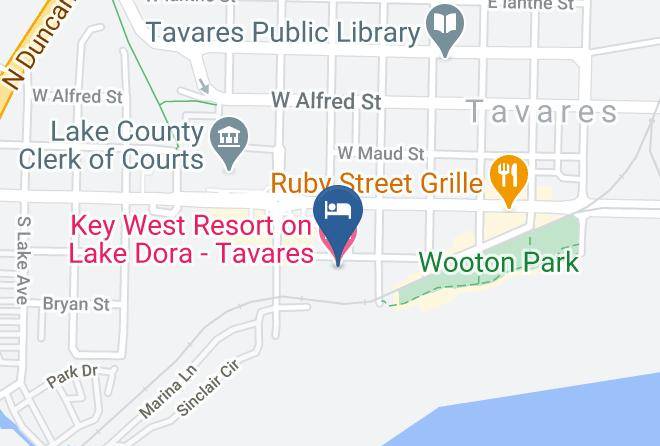 Lake - Key West Resort On Lake Dora Tavares Maps