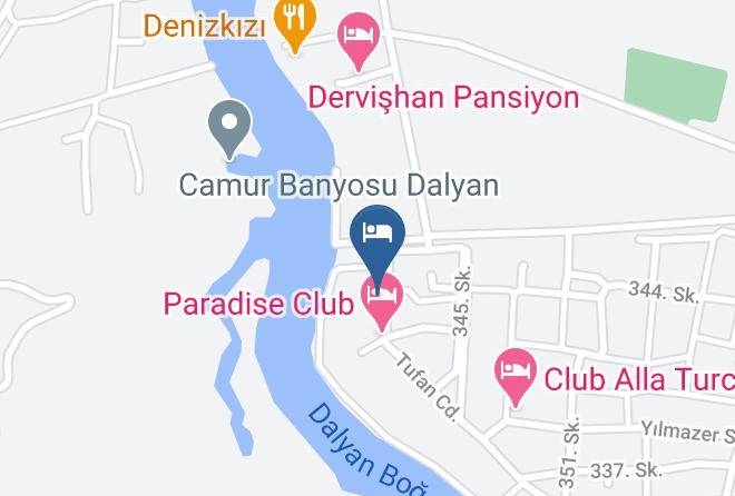 Ortaca - Keysan Yunus Hotel Maps