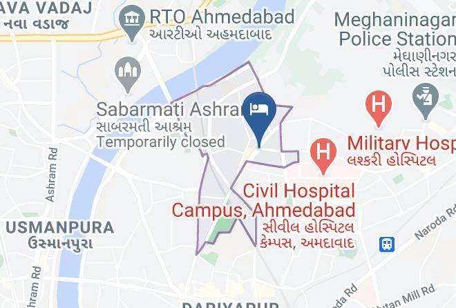 Ahmadabad - Keyur Hotel & Restaurant Maps