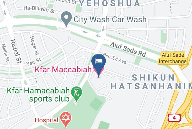Kfar Maccabiah Hotel Map