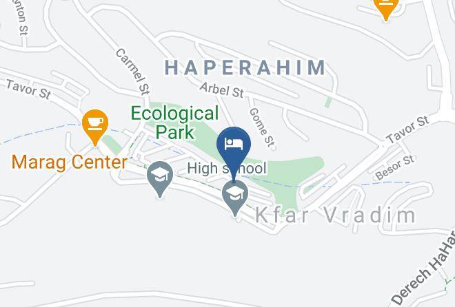 Kfar Vradim - Kfar Vradim Zimmer Maps