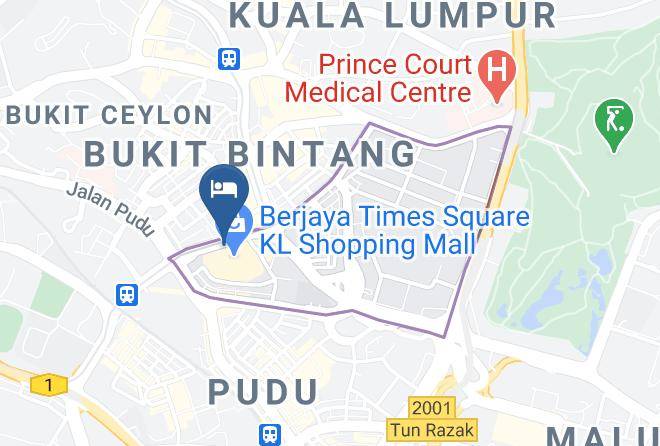 Kuala Lumpur - Kfc Berjaya Times Square Maps