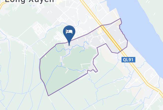 Long Xuyen - Kha Tu Ngoc Hotel 1 Star Maps