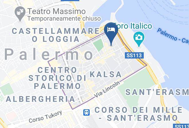Palermo - Khalisah Bed And Breakfast Maps