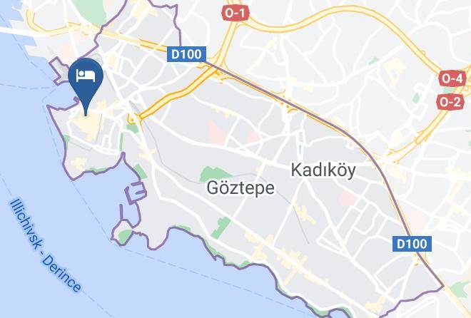 Khalkedon Hotel Istanbul Map