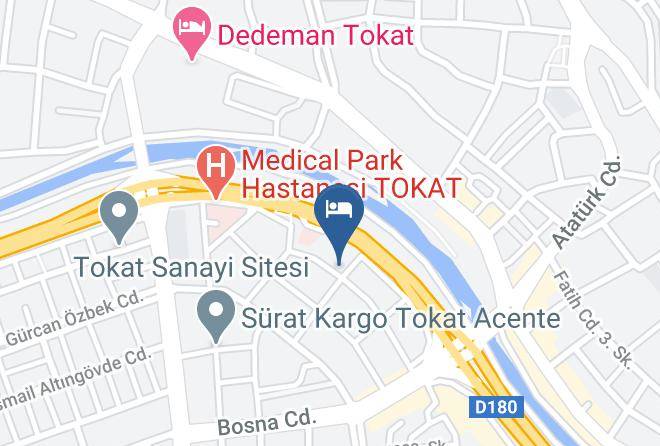 Tokat Kaleardi - Khall Suite's Otel Konaklama Maps