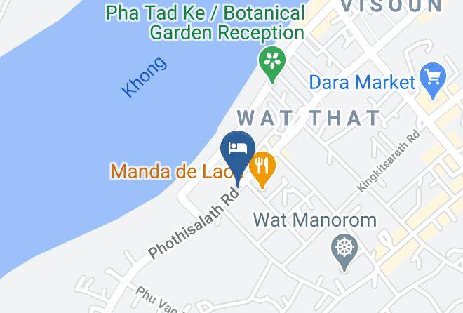 Louangphrabang - Khammany Backbackker Maps