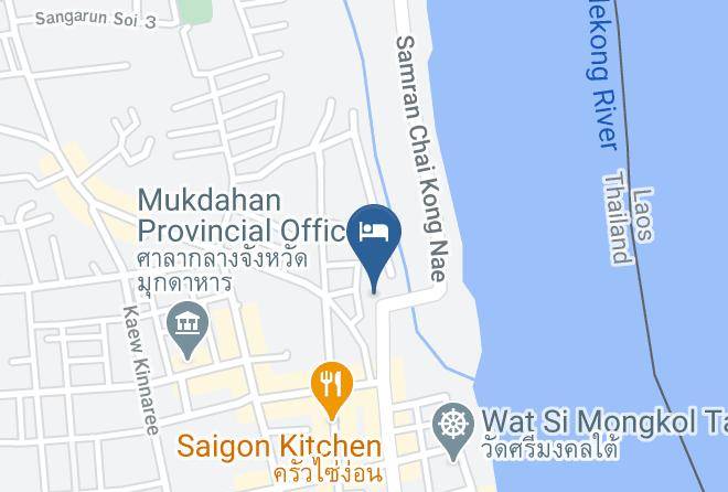 Amphoe Mueang Mukdahan - Khamsrithongchai Hotel Maps
