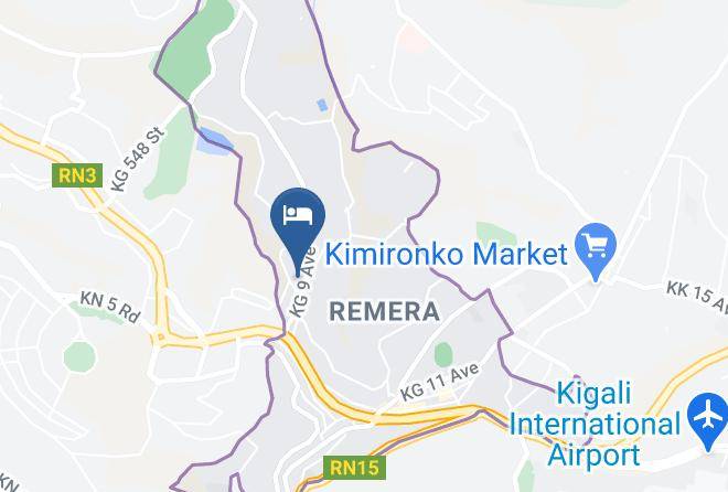 Kigali - Khana Khazana Boutique Hotel Maps