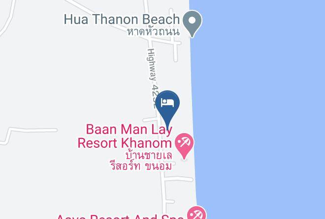 Amphoe Khanom - Khanom Cabana Beach Resort Maps
