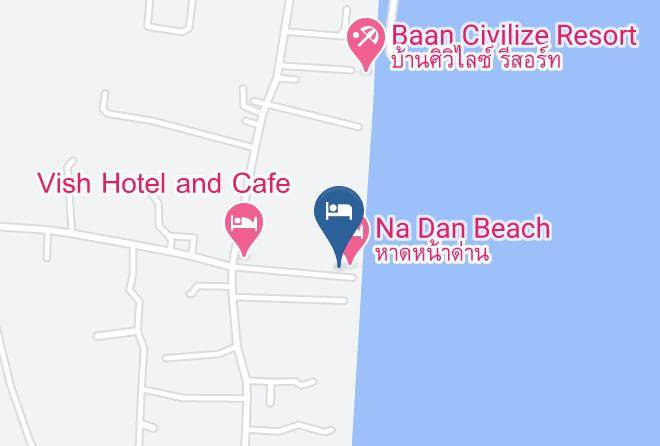 Khanom Golden Beach Map