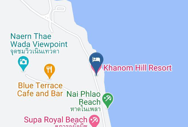 Amphoe Khanom - Khanom Hill Resort Maps