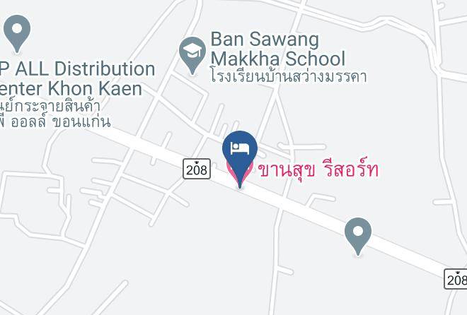 Amphoe Mueang Khon Kaen - Khansuk Resort Maps