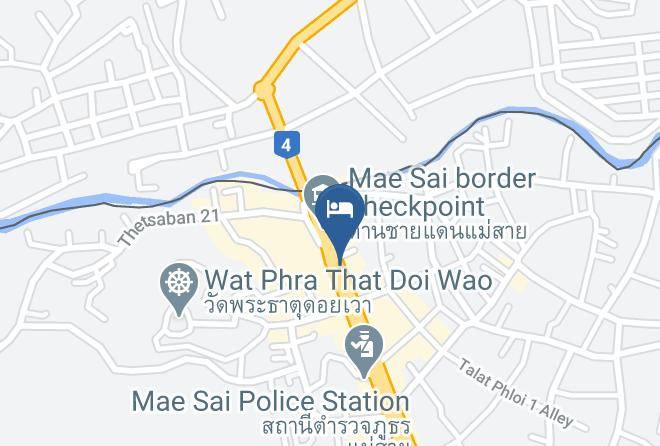 Amphoe Mae Sai - Khanthongkham Hotel Maps