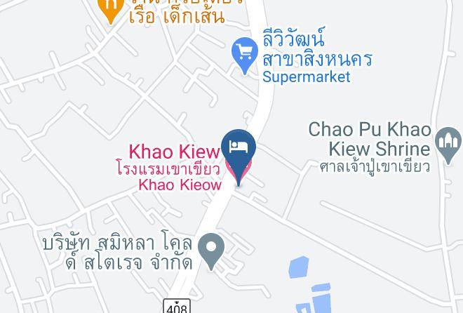 Amphoe Singhanakhon - Khao Kiew Hotel Maps