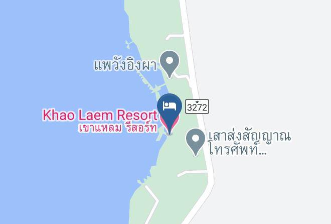Amphoe Thong Pha Phum - Khao Laem Resort Maps
