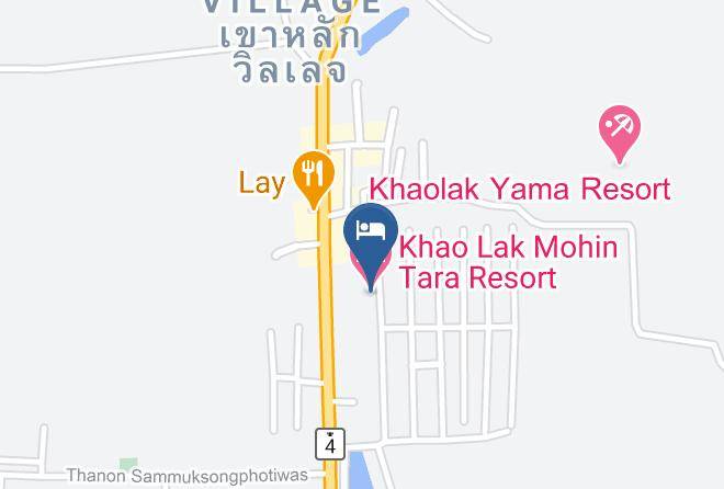 Amphoe Takua Pa - Khao Lak Mohin Tara Resort Maps