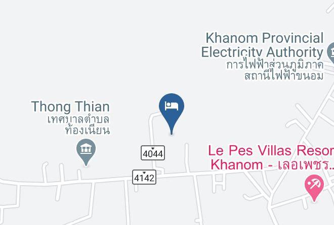 Amphoe Khanom - Khao Lom Resort Maps