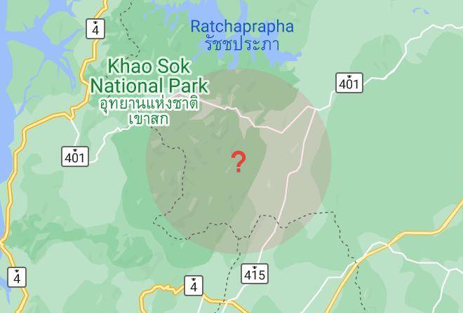 Amphoe Phanom - Khao Sok Hill Top Resort Maps